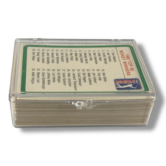 DONRUSS-FULL SET- 1981 PGA TOUR GOLF 1982 (X66 CARDS) JACK NICKLAUS NR.MINT/MINT - Picture 5 of 7